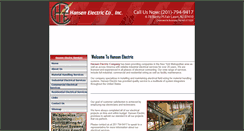 Desktop Screenshot of hansenelectric.com